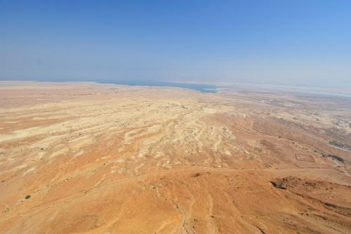 Towards the Dead Sea from Fortress Masada
