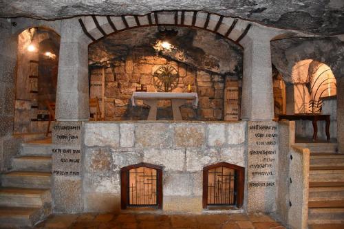 Basement of the Church of St Joseph - when his carpentry shop was purported to be