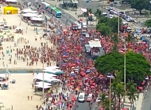 Copacabana Carnival street party 