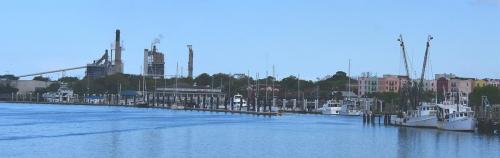 Passing Fernandina City Marina