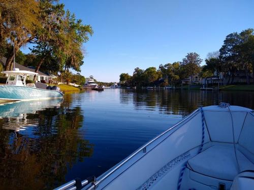 Cruising the lagoon